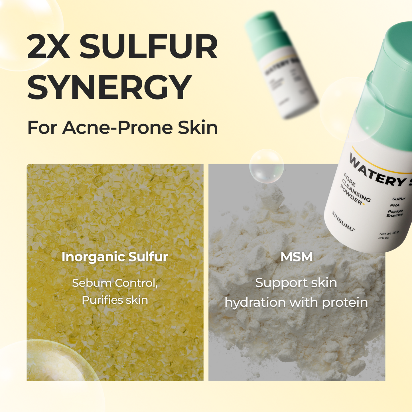 [Sinsuru] Watery Sulfur Pore Cleansing Powder