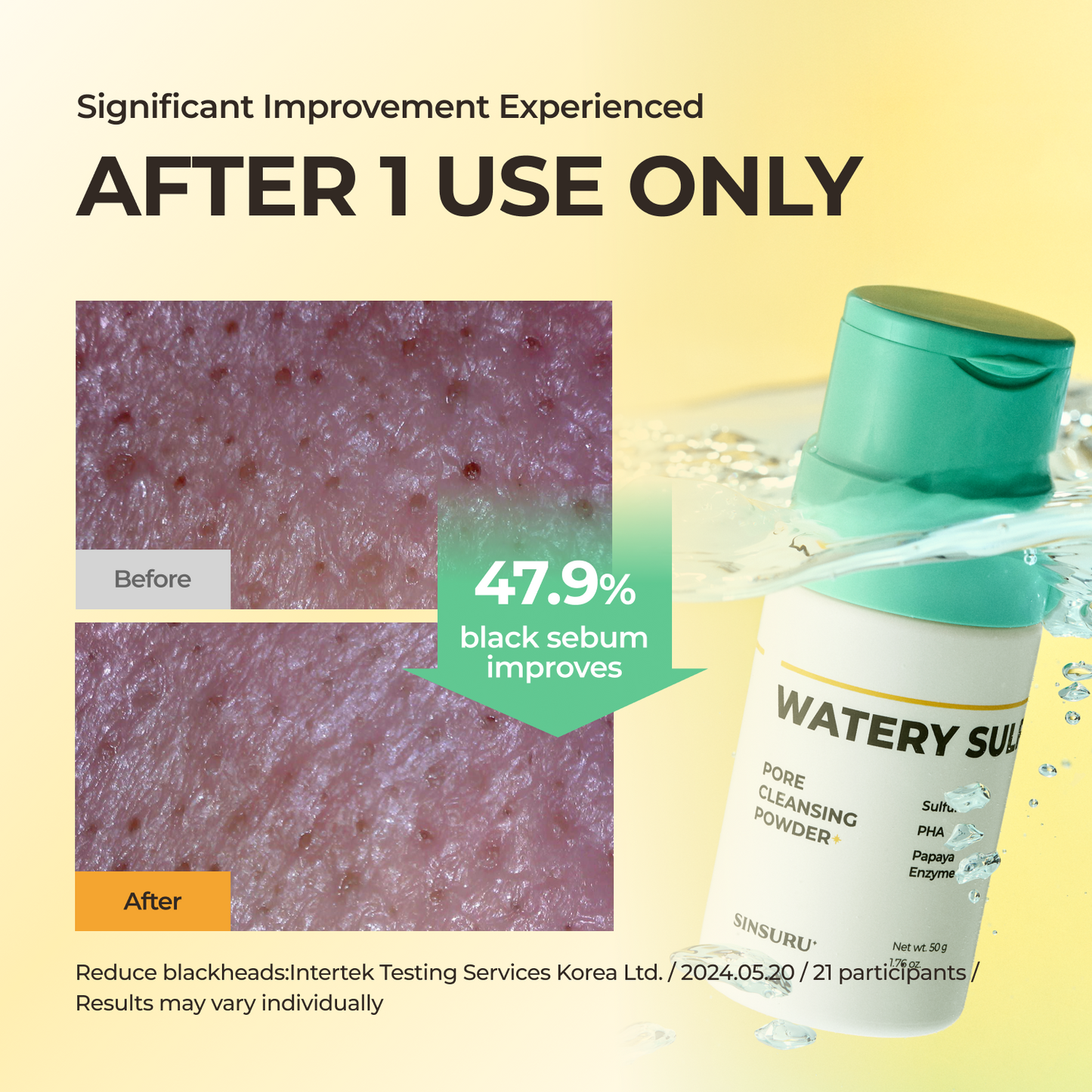 [Sinsuru] Watery Sulfur Pore Cleansing Powder