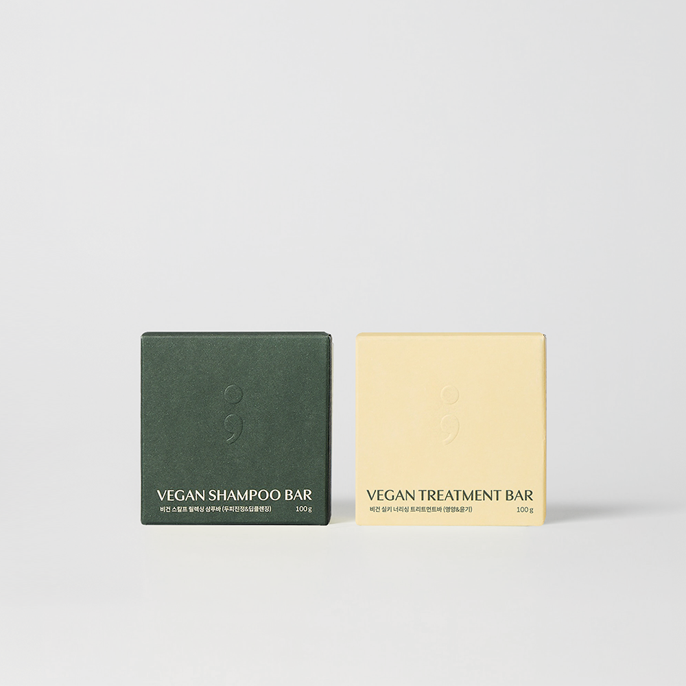 [ECOAND]Vegan Shampoo bar& Conditioner bar set