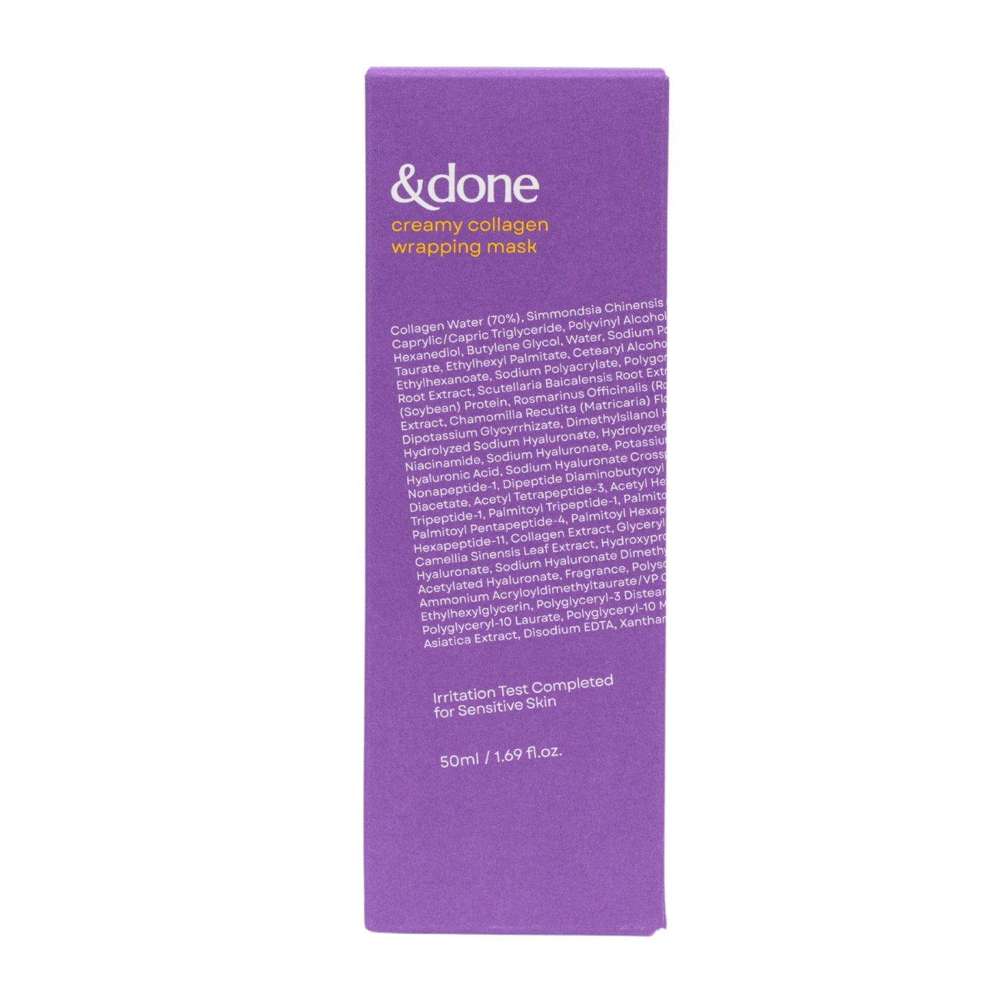 &done Creamy Collagen Wrapping Mask