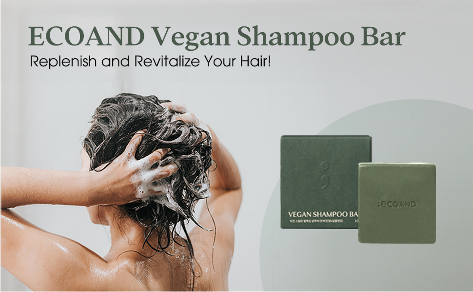[ECOAND]Vegan Shampoo bar& Conditioner bar set
