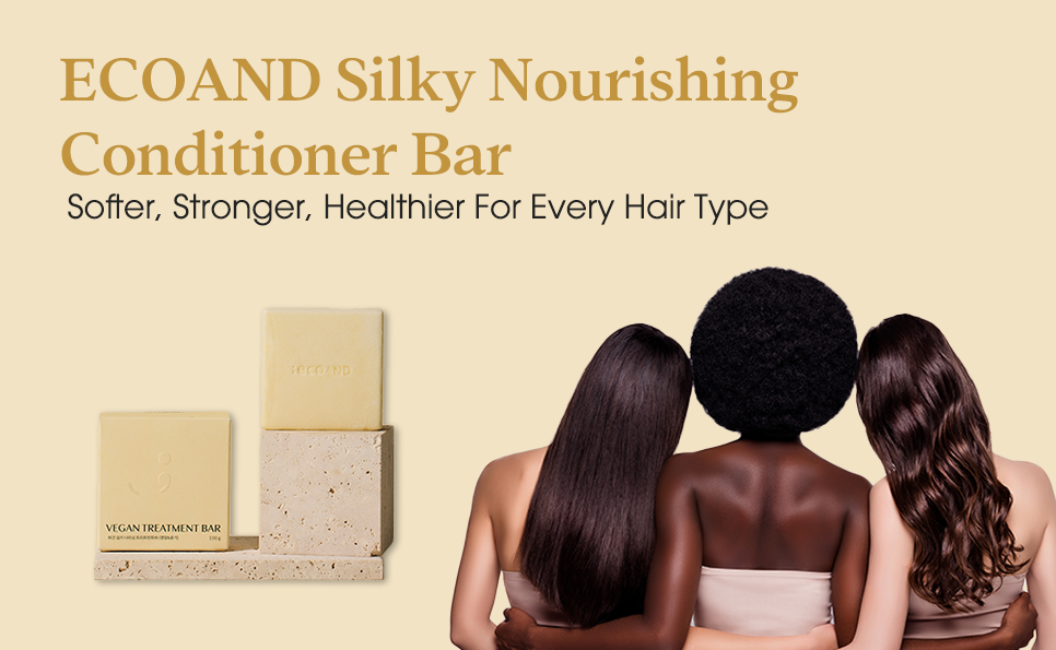 [ECOAND]Vegan Shampoo bar& Conditioner bar set